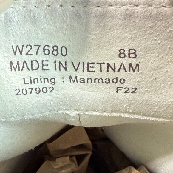 Cole Haan ZeroGrand Suede City Wedge Boots Beige Size 8 Casual Minimalist - Picture 12 of 13